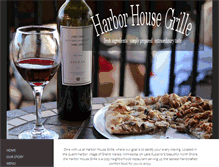 Tablet Screenshot of harborhousegrille.com